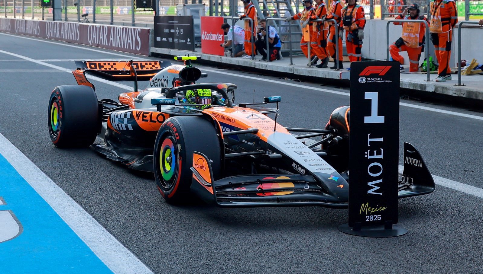McLaren takımın Formula 1 pilotu, bu akşam yapılacak olan Meksika