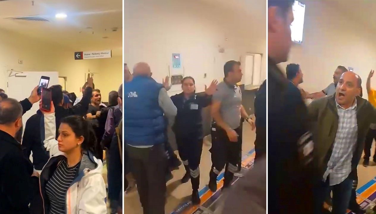 İstanbul Okmeydanı'ndaki Prof. Dr. Cemil Taşçıoğlu Hastanesi'nin Acil Servis bölümünde