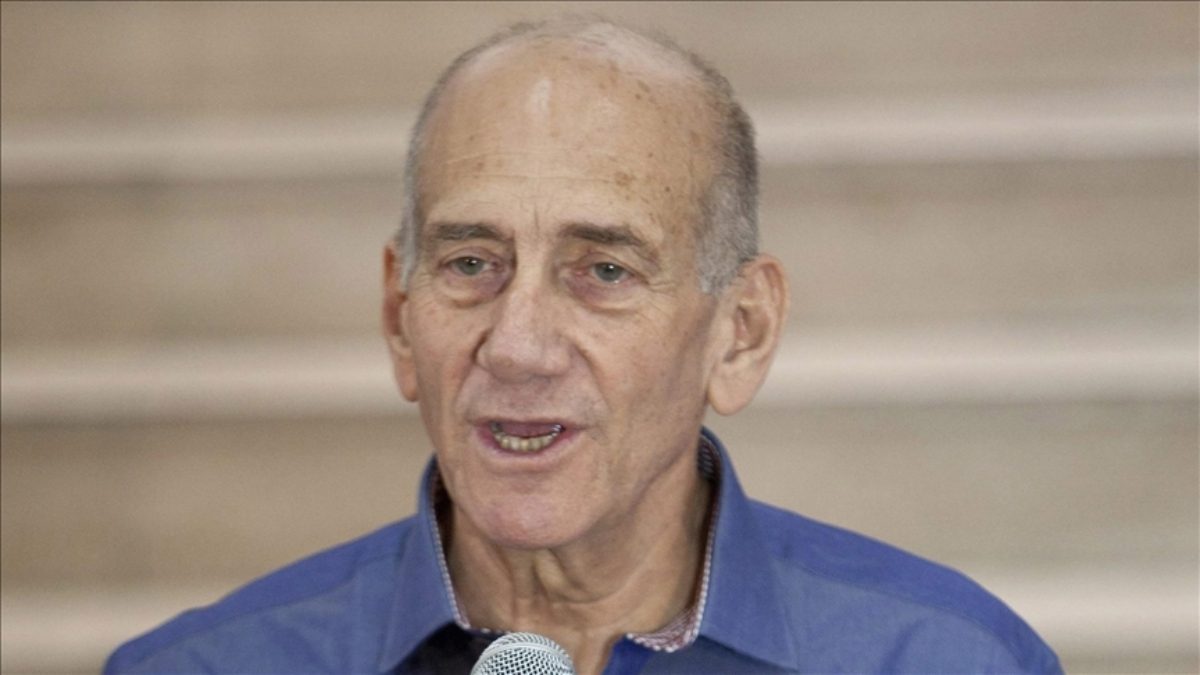 Eski İsrail Başbakanı Ehud Olmert, Gazze Şeridi'nin Filistin'in bir parçası