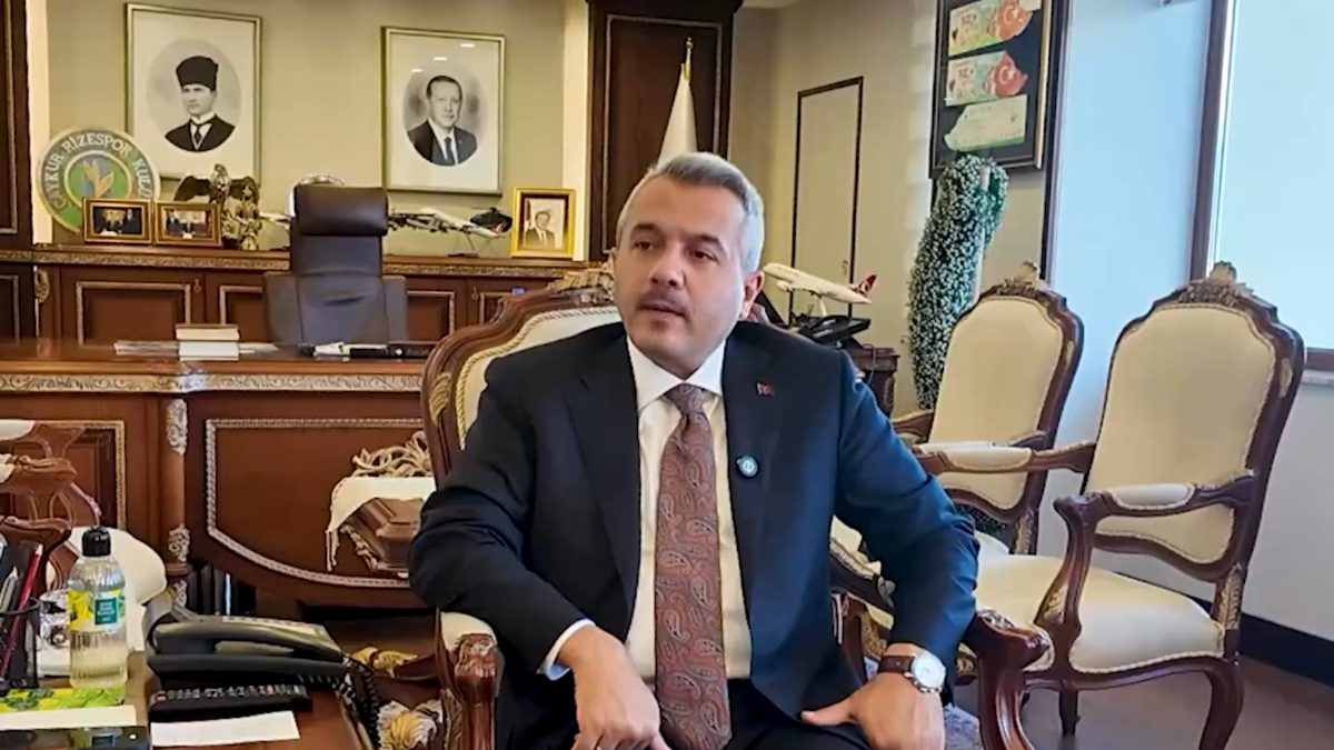 Rize Valisi İhsan Selim Baydaş hem sel felaketine karşı alınan