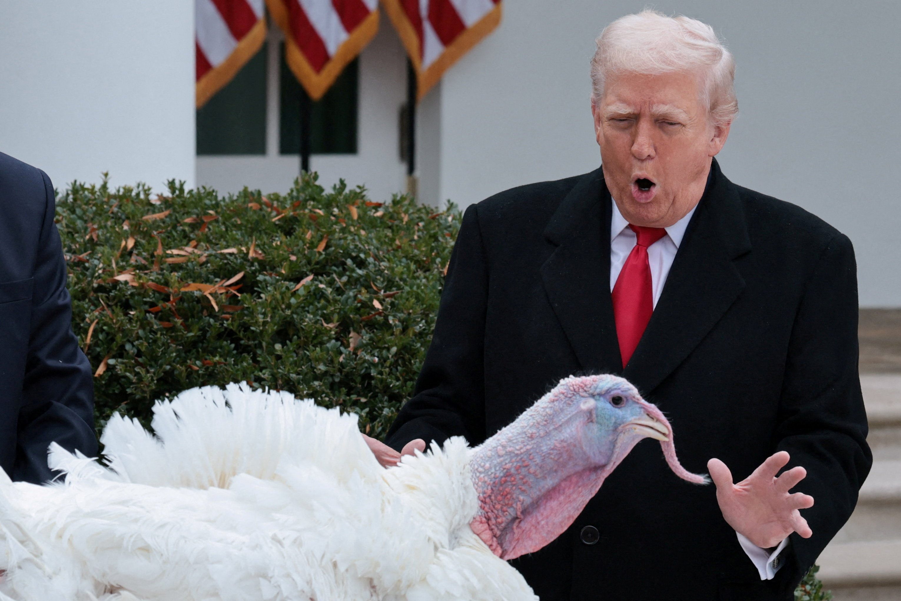 ABD Başkanı Donald Trump, bu yıl da Şükran Günü'nde iki
