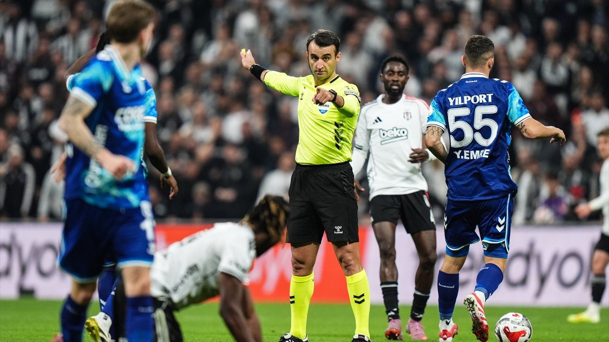 Beşiktaş Kulübü, 1-1 eşitlikle sona eren Samsunspor karşılaşmasını yöneten hakem