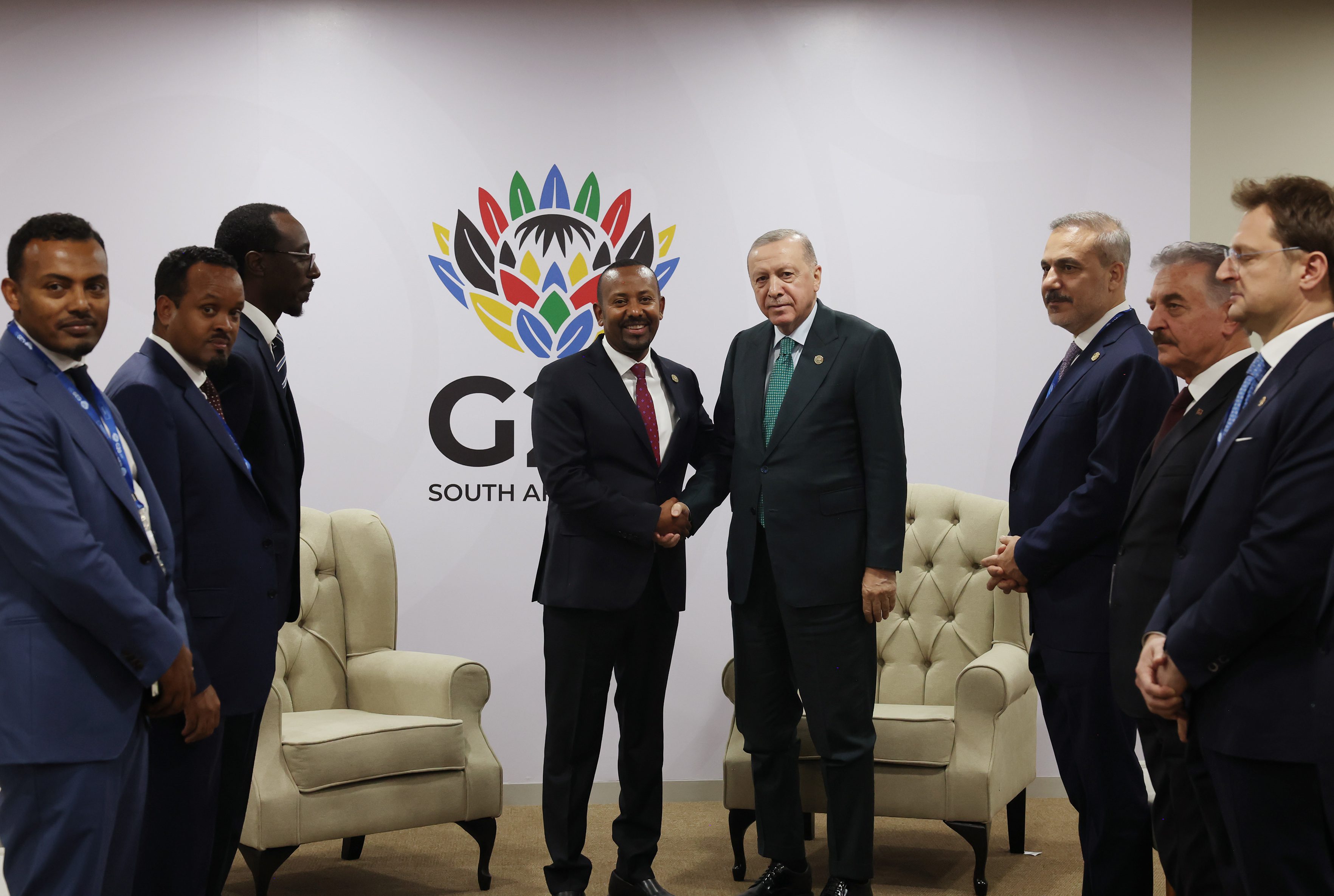 Cumhurbaşkanı Erdoğan, Güney Afrika'daki G-20 Zirvesinde, "Herkes İçin Adil ve