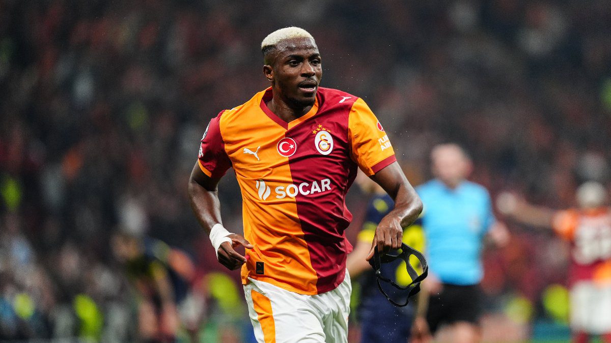 Galatasaray’da sakatlığı nedeniyle son 2 maçta forma giyemeyen Victor Osimhen’in