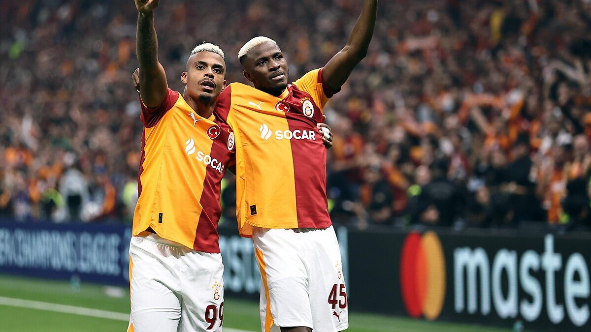 Galatasaray'da sakatlığı bulunan Victor Osimhen ve Mario Lemina, Union Saint-Gilloise