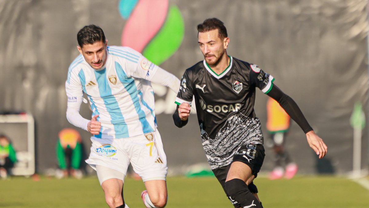 Iğdır FK, 1. Lig'in 14. haftasında evinde Erzurumspor FK'yı 2-1'lik