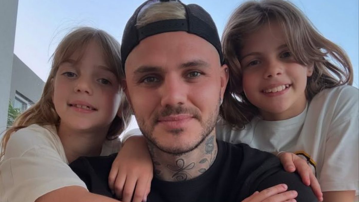 Mauro Icardi, 150 gün aradan sonra kızları Francesca ve Isabella