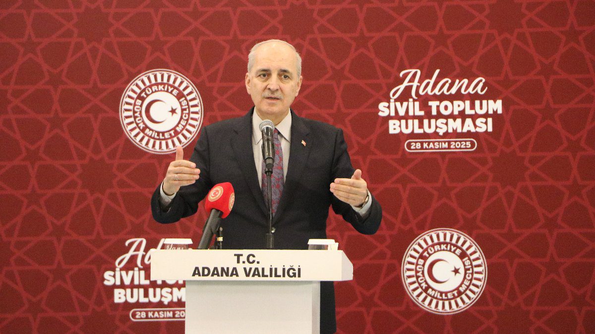 TBMM Başkanı Numan Kurtulmuş, sabah saatlerinde Adana’ya gelerek Çukurova Üniversitesi'nde