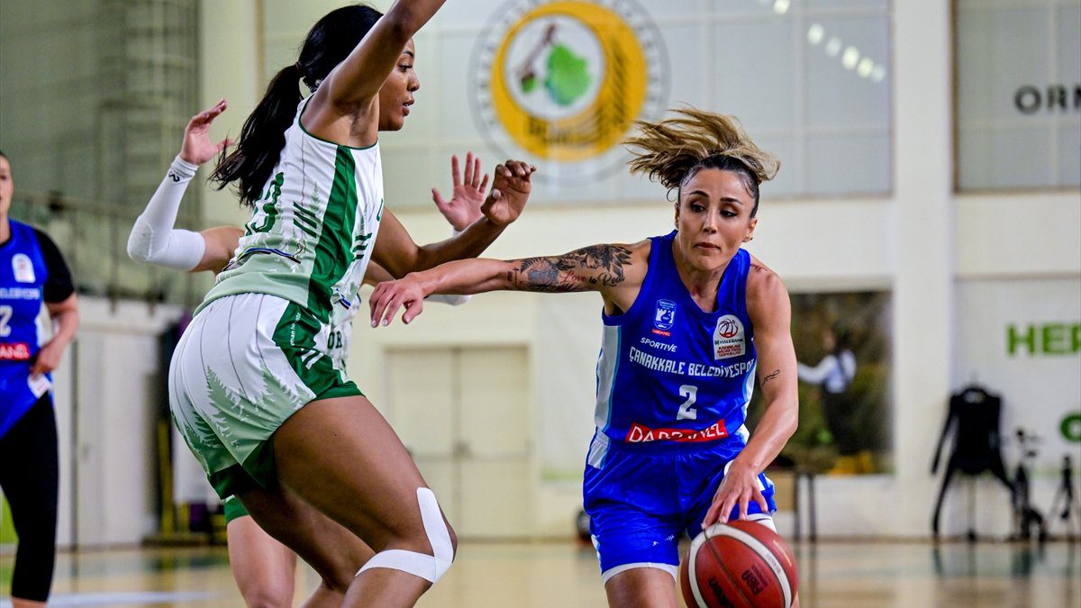 Kadınlar Basketbol Süper Ligi'nin 8. haftasında OGM Ormanspor, sahasında Çanakkale