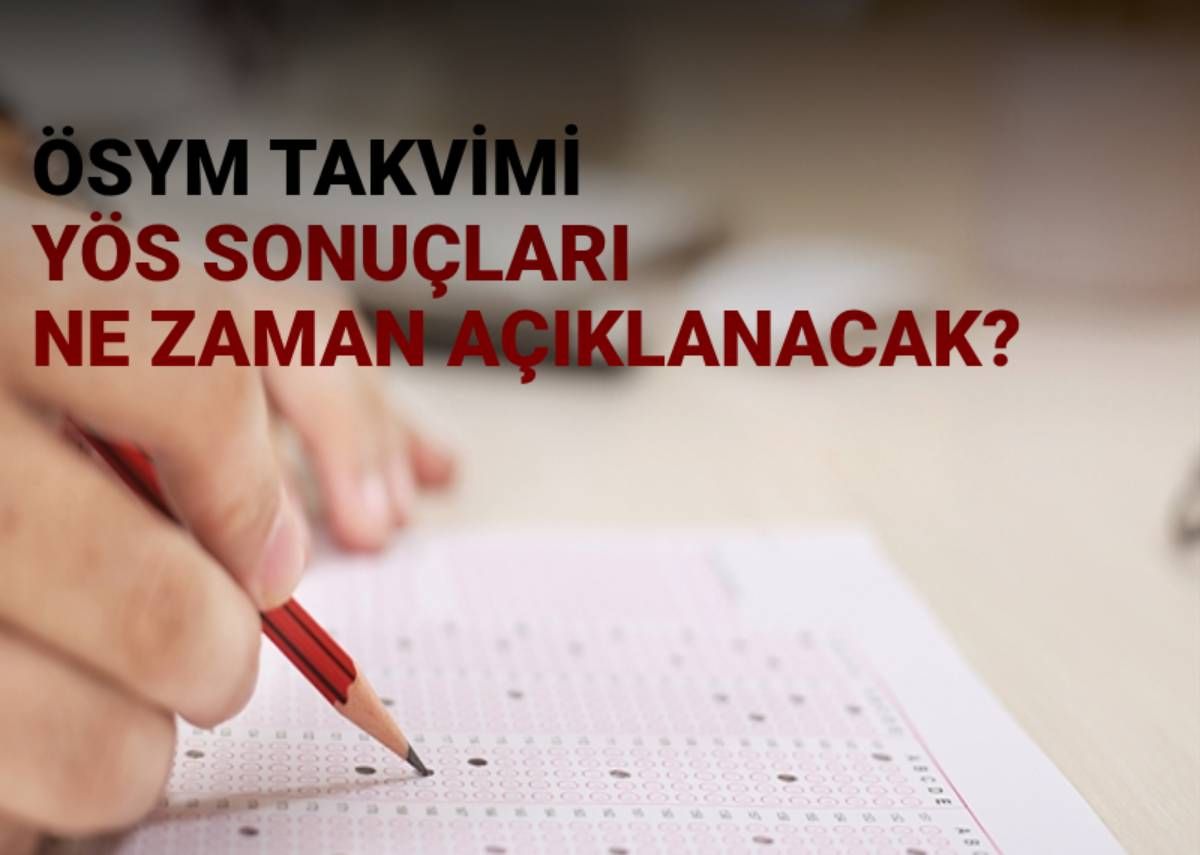Ölçme, Seçme ve Yerleştirme Merkezi (ÖSYM) Başkanlığınca, 19 Ekim 2025