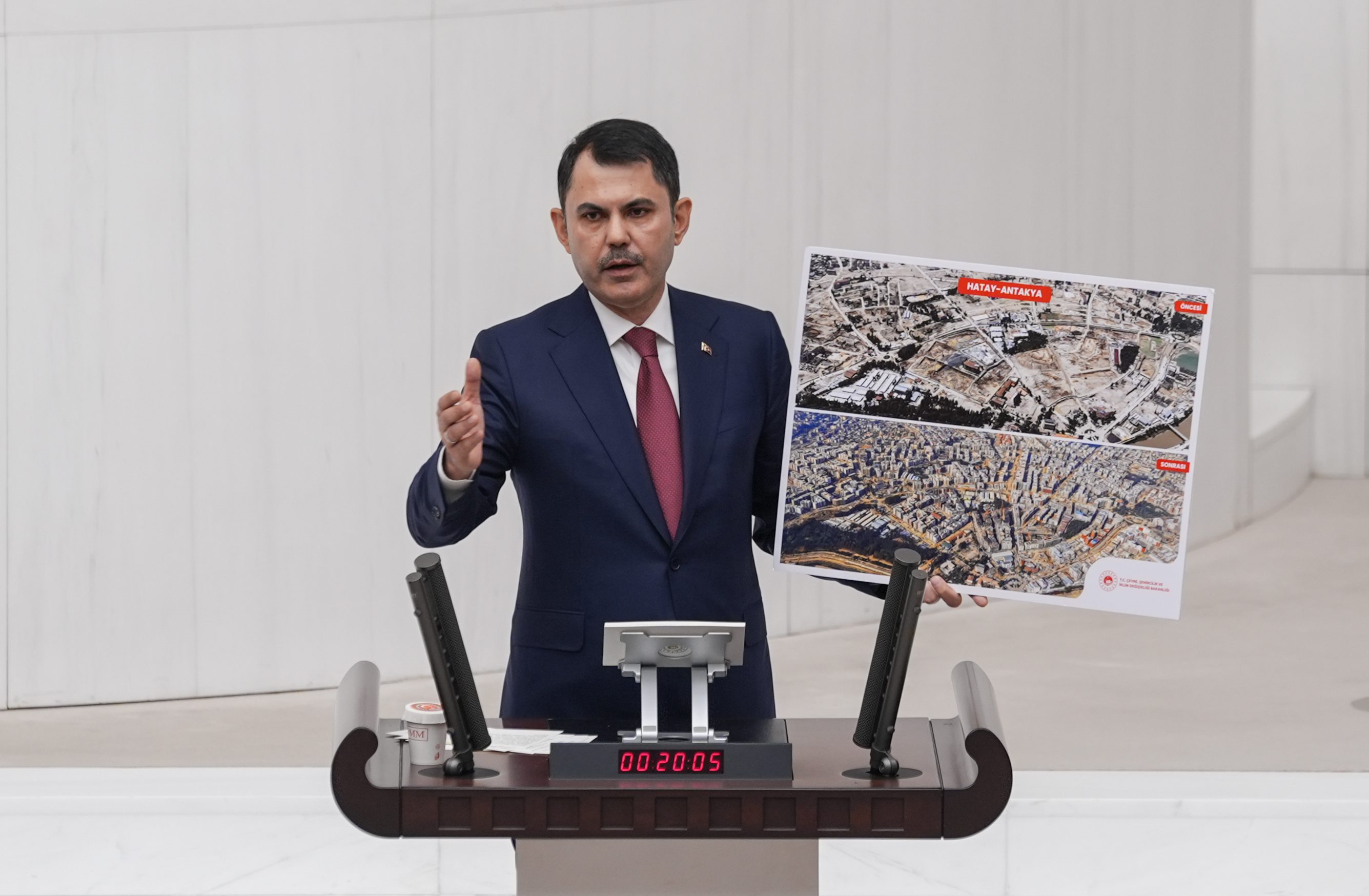 Çevre, Şehircilik ve İklim Değişikliği Bakanı Murat Kurum, Meclis Genel