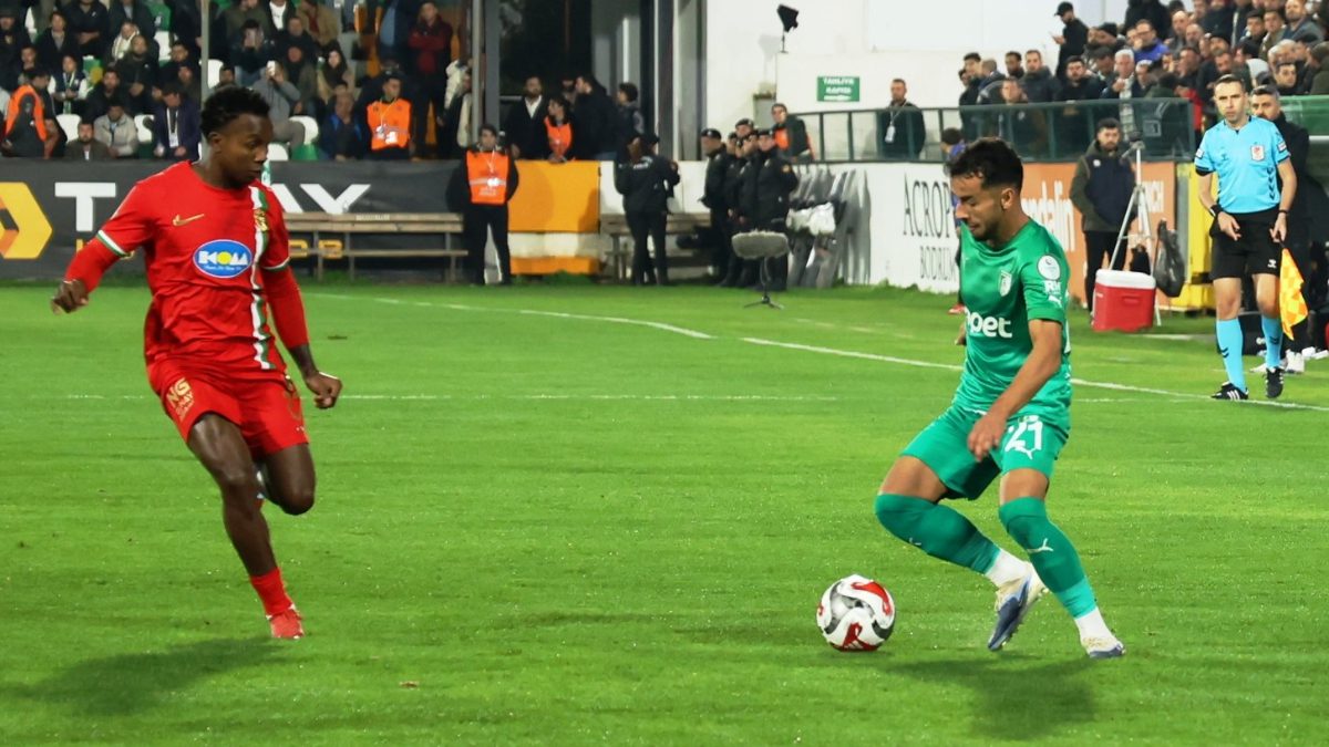 1. Lig'in 18. haftasında Bodrum FK, sahasında Amed SK ile