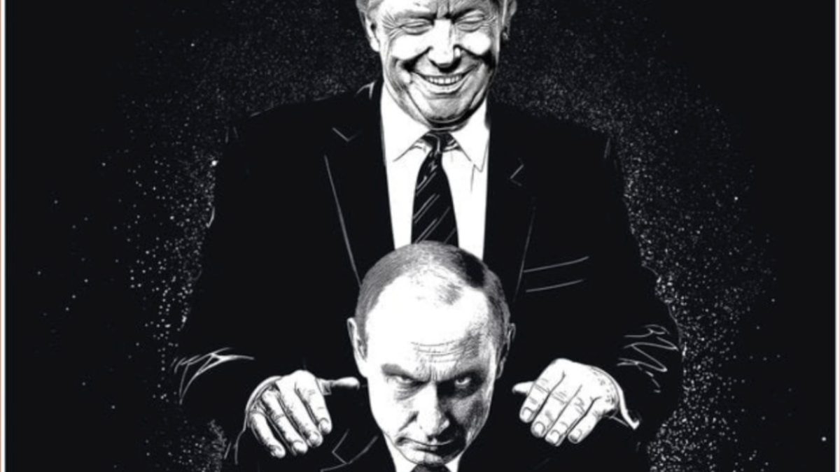 Alman dergisi Der Spiegel kapağında, ABD Başkanı Donald Trump ve