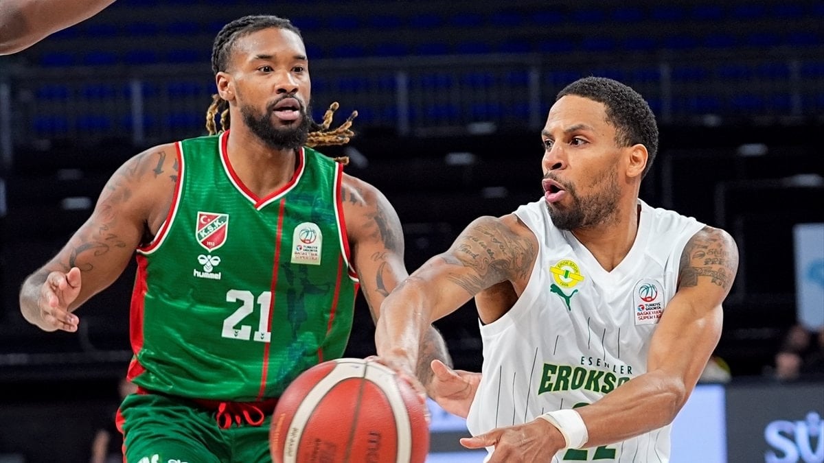 Türkiye Basketbol Süper Ligi'nin 13. haftasında Erokspor, konuk ettiği Karşıyaka'yı
