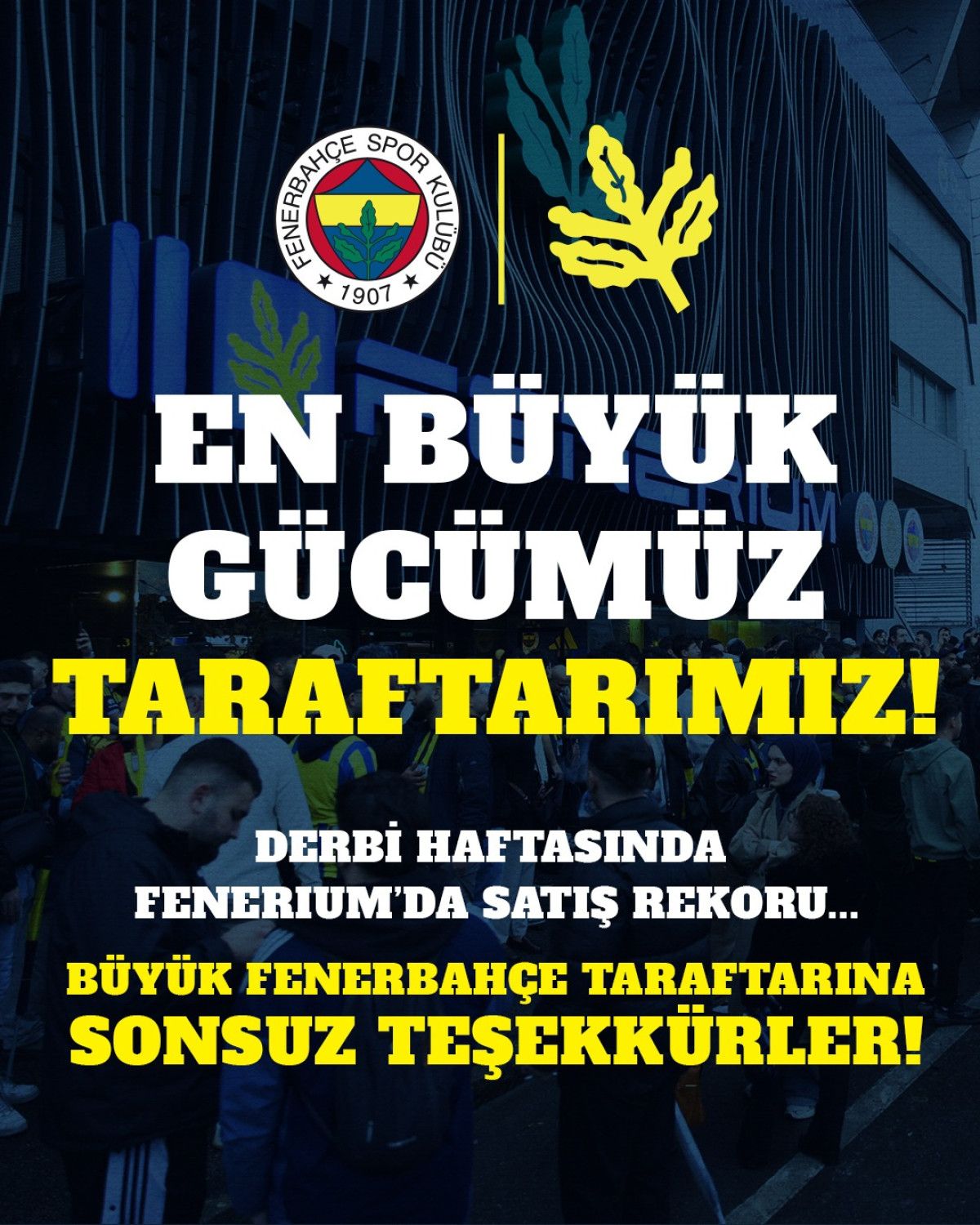 Fenerbahçe Kulübü Başkanı Sadettin Saran'ın çağrısı sonrası sarı-lacivertli taraftarlar, 1