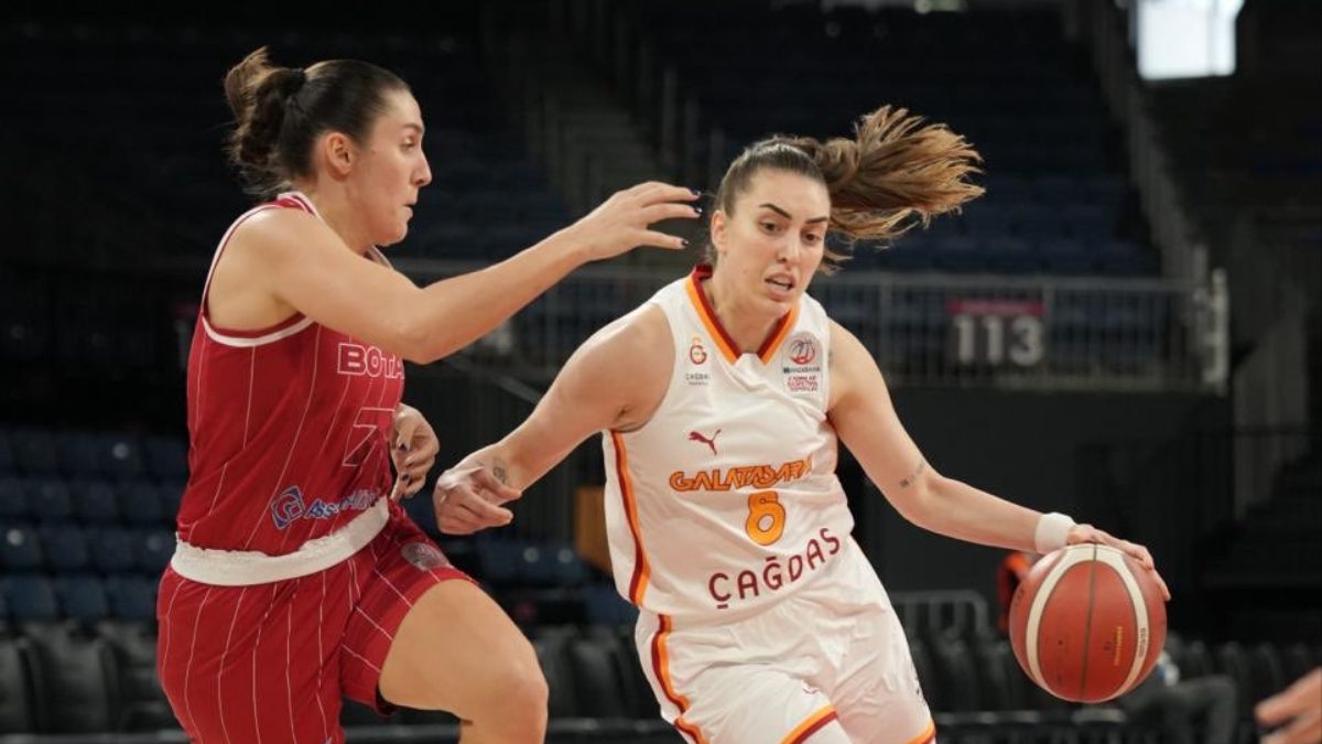 Kadınlar Basketbol Süper Ligi'nin 11. haftasında Galatasaray, sahasında BOTAŞ'ı 90-58