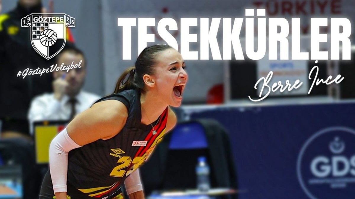 Sultanlar Ligi'nde mücadele eden Göztepe, Berre İnce ile vedalaştığını duyurdu.
