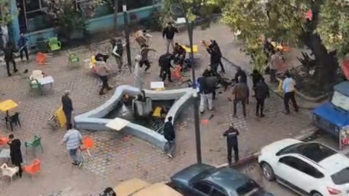 Gölmarmara ilçesinde iki kişi arasında başlayan tartışma kısa sürede büyüyerek