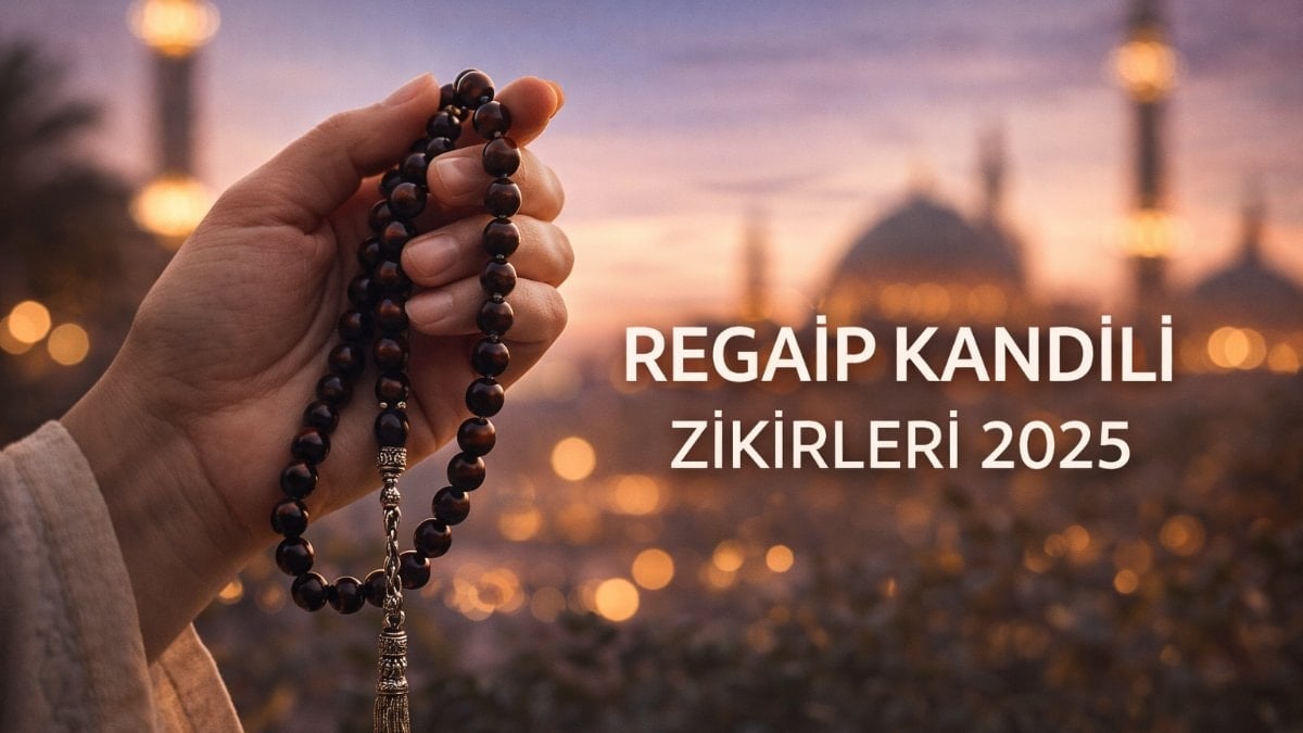 Üç ayların ilk kandili olan Regaip Kandili’nde çekilecek tesbihler ve
