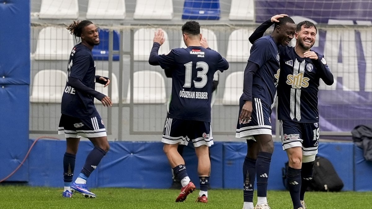 Sarıyer, 1. Lig'in 19. haftasında evinde Bodrum FK'yı 1-0'lık skorla