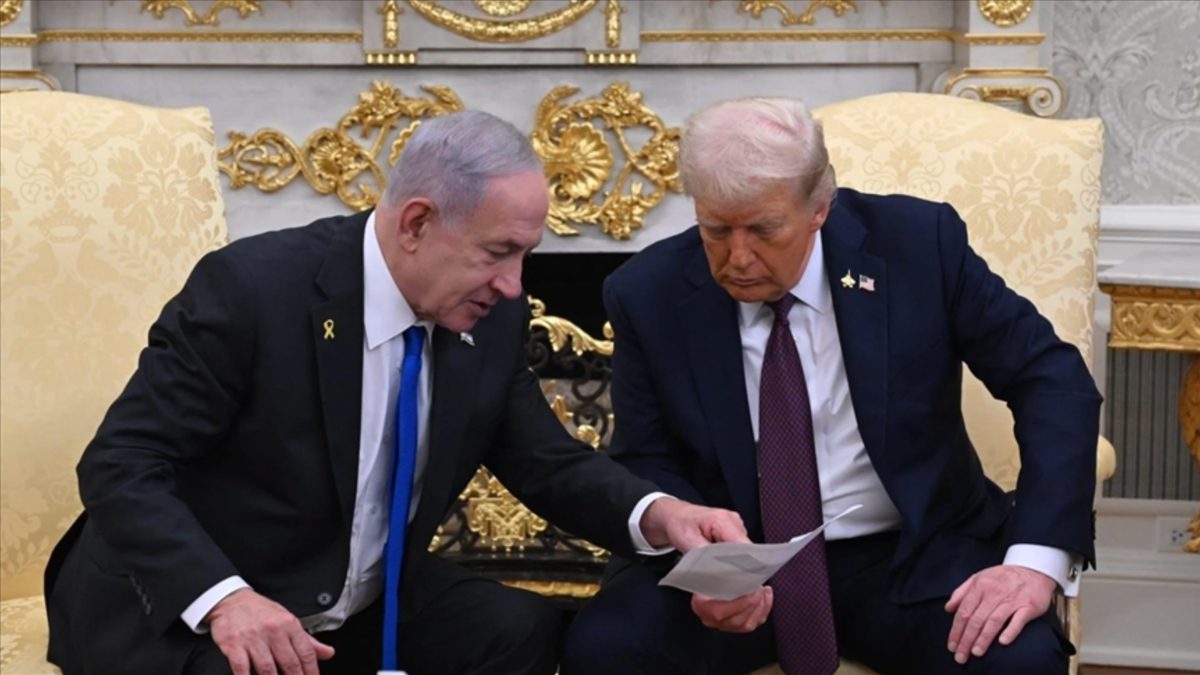 ABD Başkanı Donald Trump ile İsrail Başbakanı Binyamin Netanyahu'nun Gazze