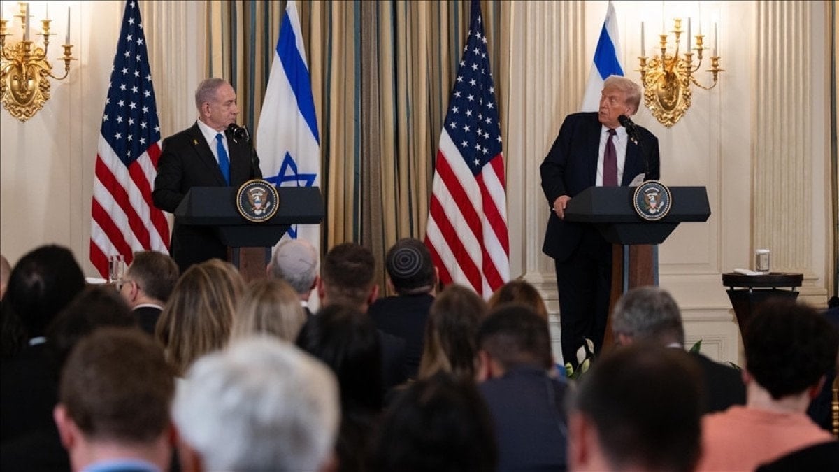 ABD Başkanı Donald Trump, İsrail Başbakanı Netanyahu ile yaptığı görüşmede