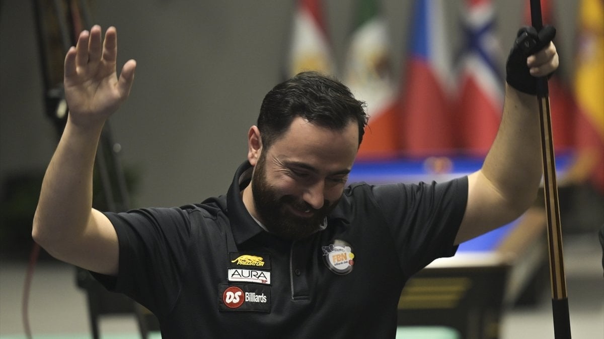 Türkiye 3 Bant Bilardo Şampiyonası'nın 3. etabında birinciliği Berkay Karakurt