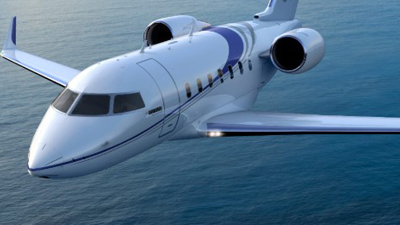 ABD'nin kuzeydoğusundaki Maine eyaletinde, 8 kişiyi taşıyan Bombardier Challenger 600