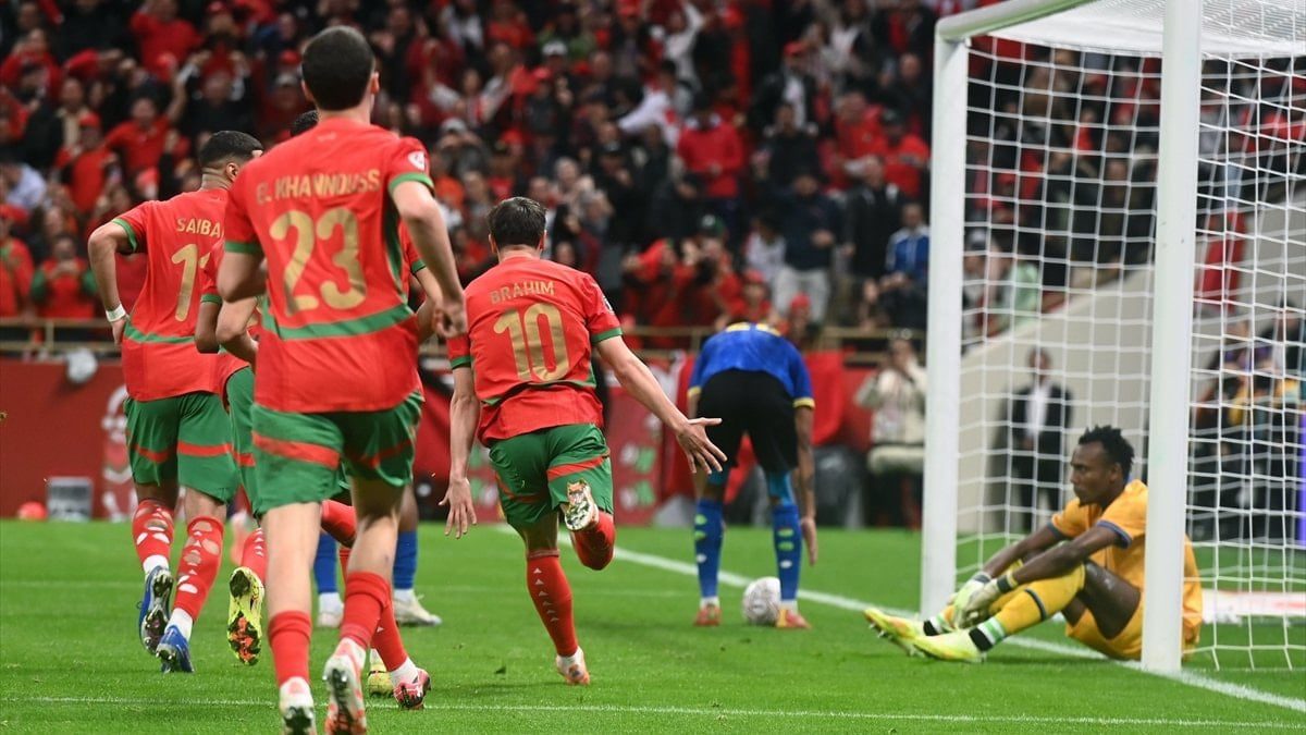 Afrika Uluslar Kupası'nda Tanzanya'yı 1-0 mağlup eden ev sahibi Fas
