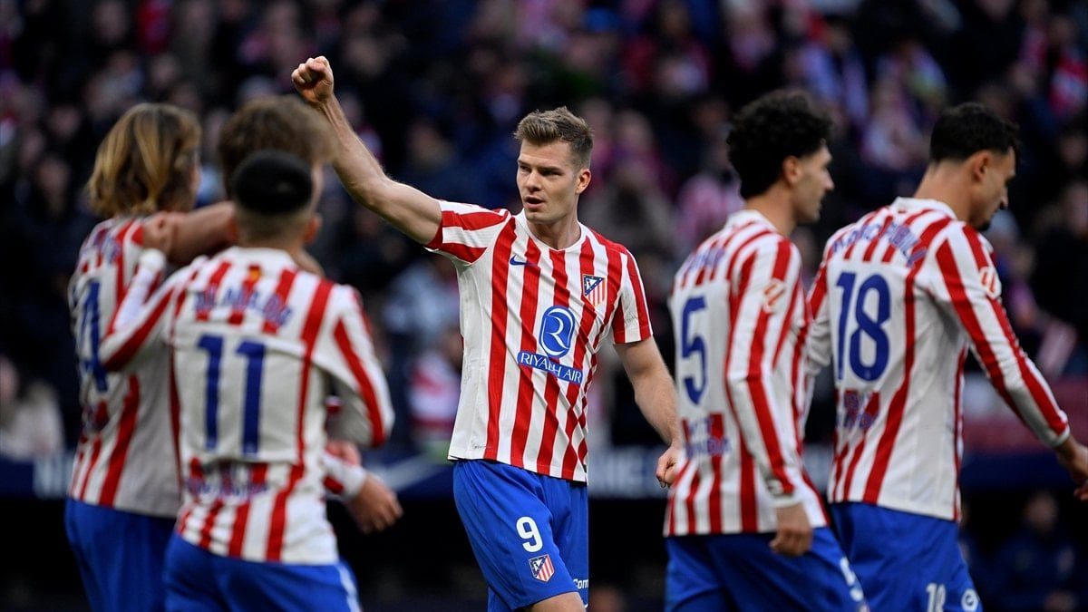 Atletico Madrid, LaLiga'nın 20. haftasında evinde Deportivo Alaves'i Alexander Sörloth'un