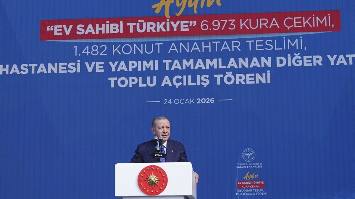 Aydın'da toplu açılış töreninde önemli mesajlar veren Cumhurbaşkanı Erdoğan, burada