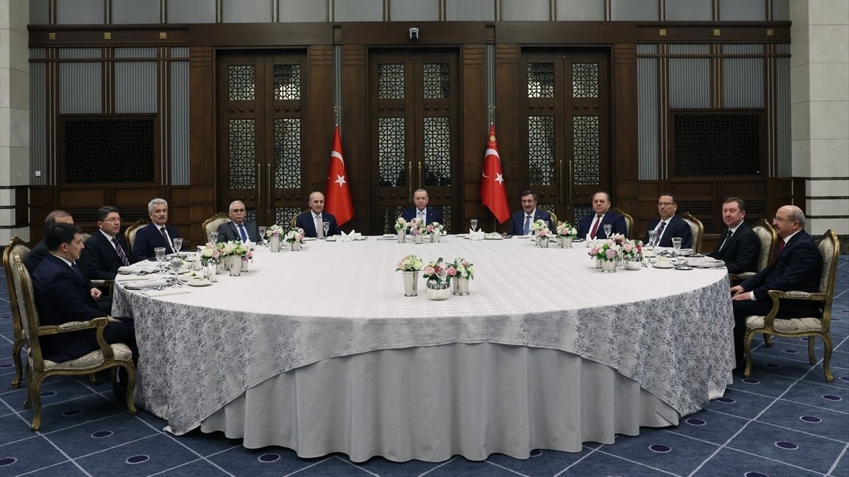 Cumhurbaşkanı Recep Tayyip Erdoğan, yasama, yürütme ve yargı organlarının başkanları