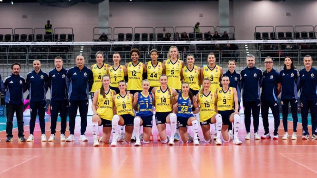 CEV Kadınlar Şampiyonlar Ligi B Grubu üçüncü hafta maçında Fenerbahçe,