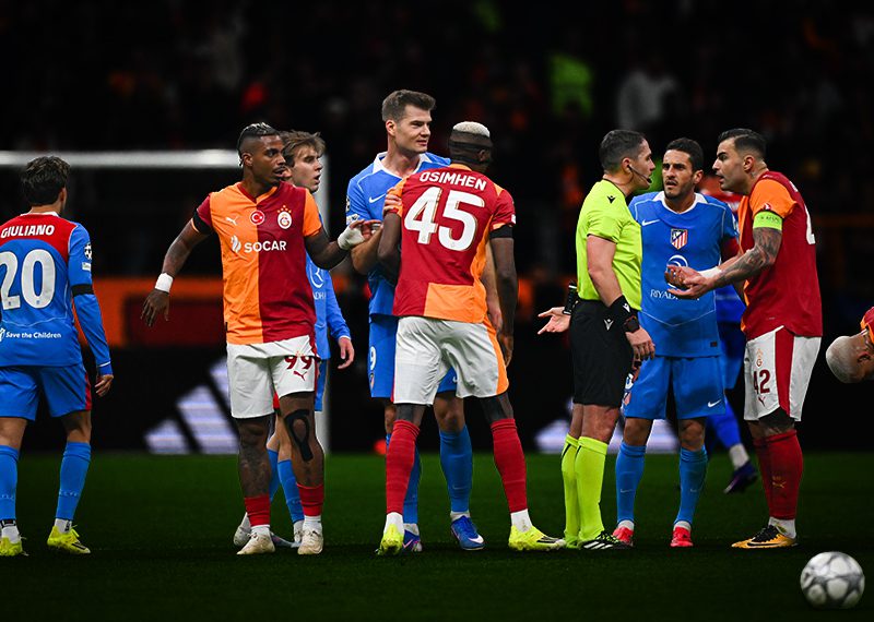 Galatasaray, UEFA Şampiyonlar Ligi'nin 7. haftasında konuk ettiği Atletico Madrid