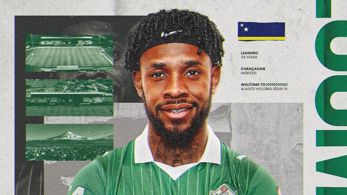 1. Lig ekiplerinden Iğdır FK, orta saha oyuncusu Leandro Bacuna'yı