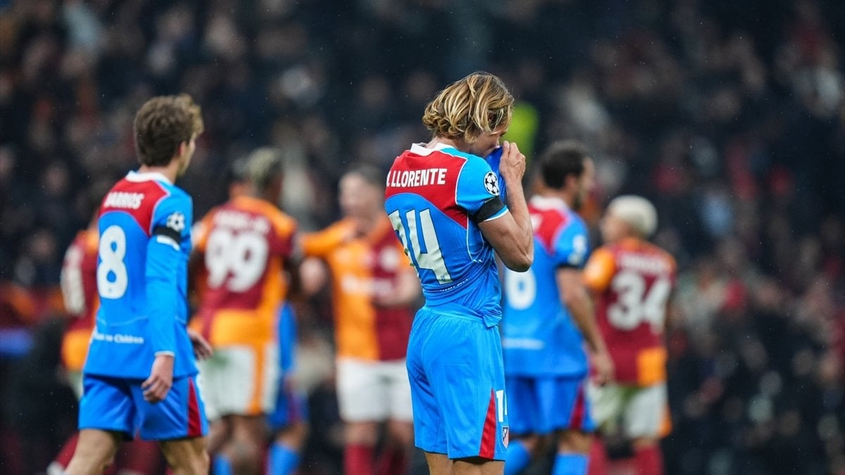 Galatasaray'ın Şampiyonlar Ligi'nde sahasında Atletico Madrid ile 1-1 berabere kaldığı