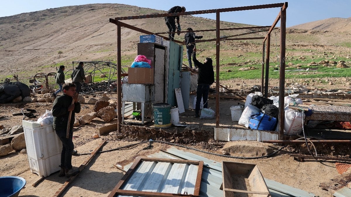 Filistin topraklarını gasbeden İsraillilerin, işgal altındaki Batı Şeria’nın Ramallah kenti