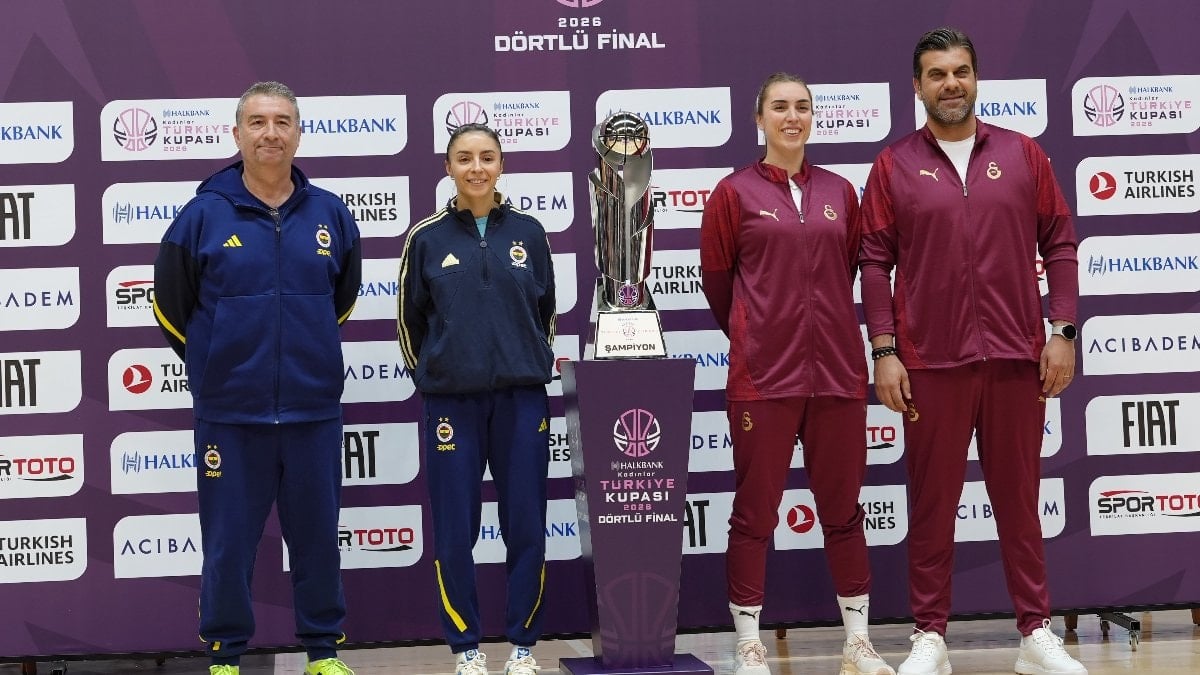Kadınlar Türkiye Kupası finali öncesinde Galatasaray Kadın Basketbol ile Fenerbahçe