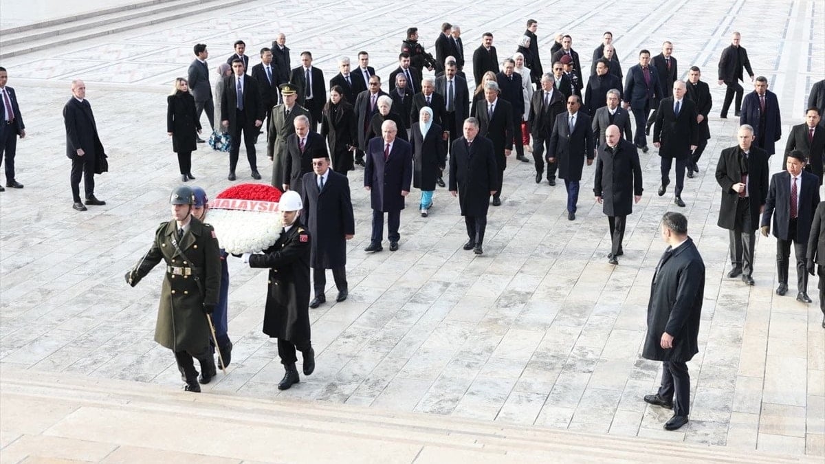 Cumhurbaşkanı Recep Tayyip Erdoğan'ın resmi davetlisi olarak Türkiye'ye gelen Malezya