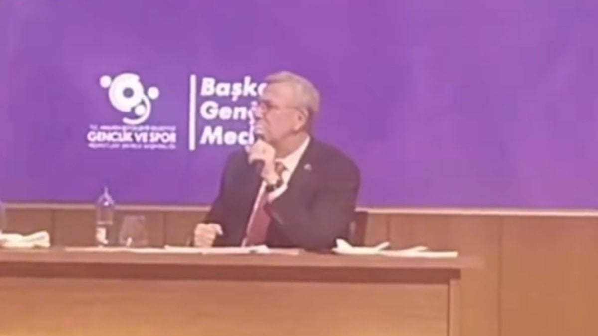 Katıldığı söyleşide "Suyu kesilen elini kaldırsın" diyen Ankara Büyükşehir Belediye