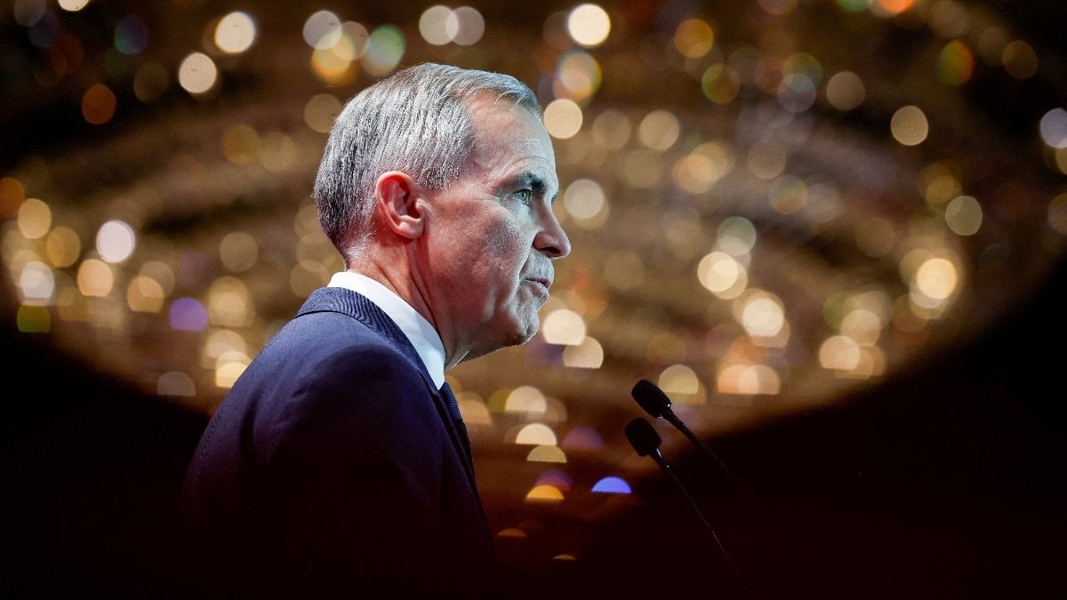 Kanada Başbakanı Mark Carney, İsviçre’nin Davos kentinde düzenlenen Dünya Ekonomik