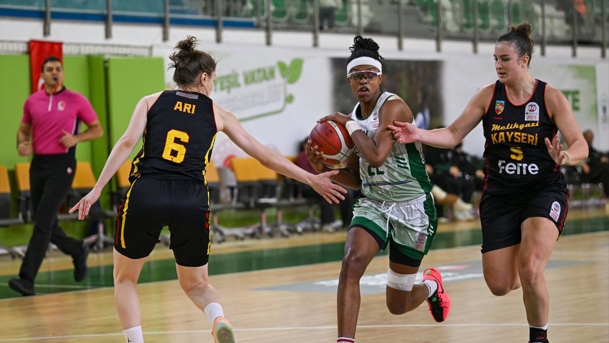 Kadınlar Basketbol Süper Ligi'nin 16. haftasında Melikgazi Kayseri Basketbol, konuk