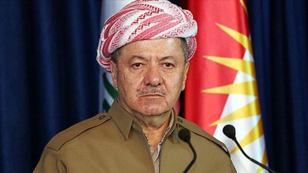 Irak Kürdistan Demokrat Partisi Başkanı Mesud Barzani le Suriye Cumhurbaşkanı