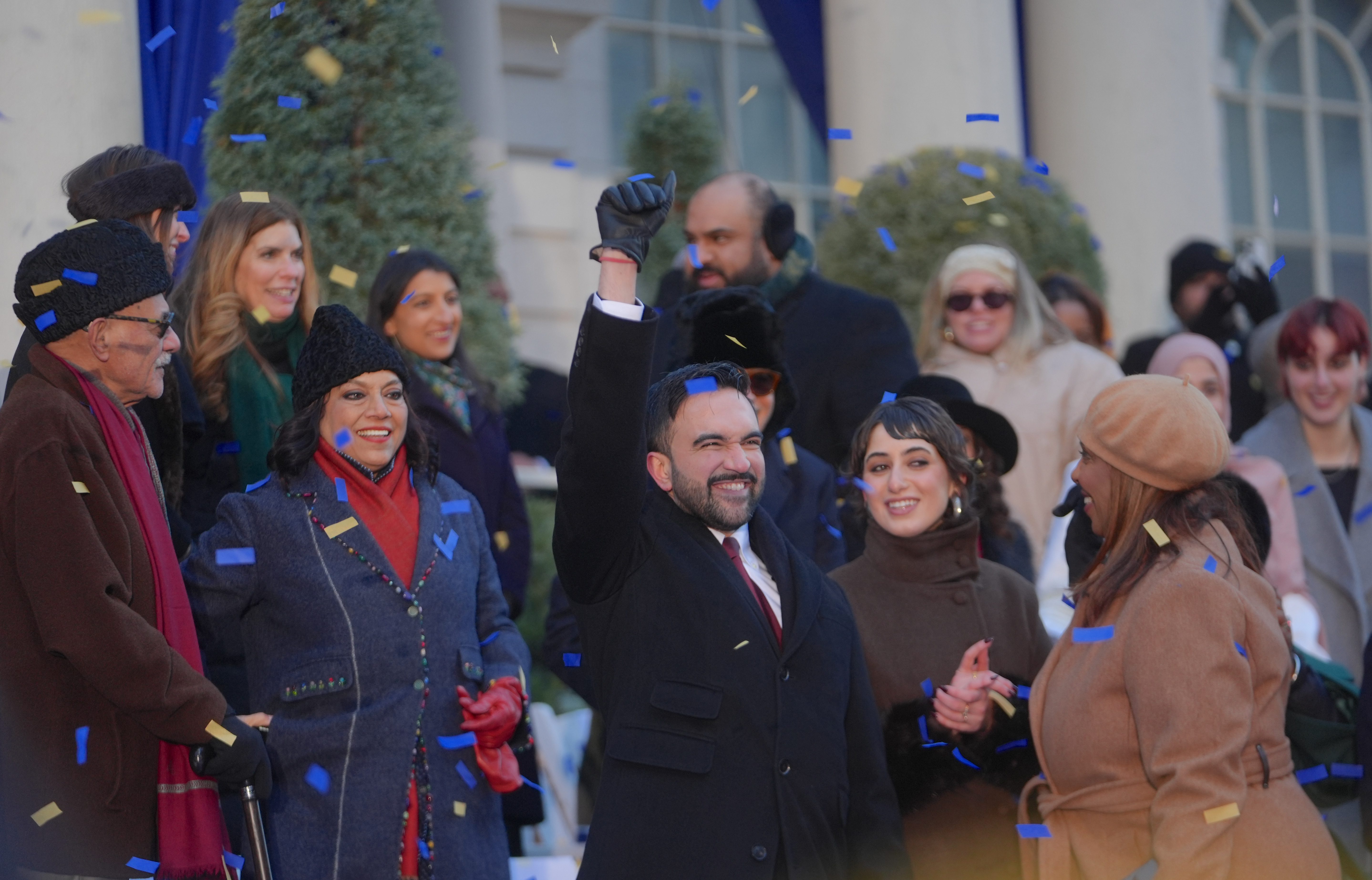 New York, yeni yılı tarihinde bir ilkle karşıladı. Kentin seçilmiş