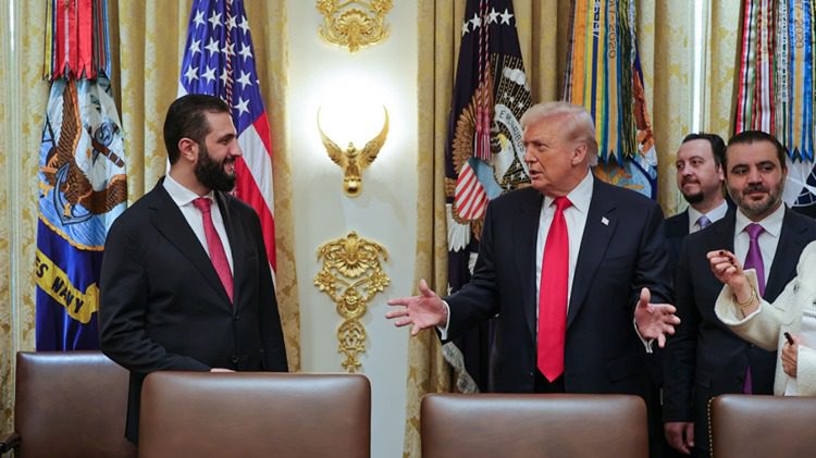 ABD Başkanı Donald Trump ile Suriye Cumhurbaşkanı Ahmed Şara ile