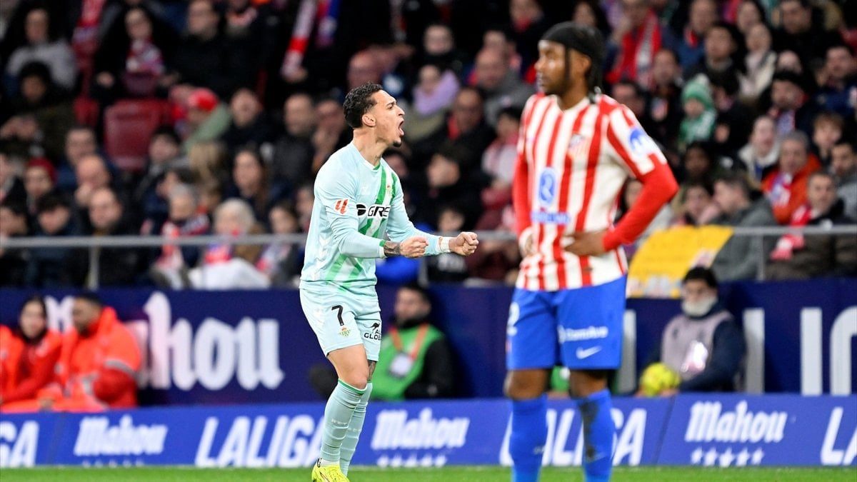 Atletico Madrid, LaLiga'nın 23. haftasında evinde Real Betis'e 1-0'lık skorla