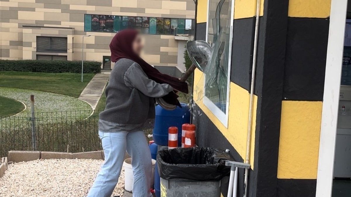 Nilüfer ilçesinde alınmadığı taksiye saldıran kadına ait ortaya çıkan yeni