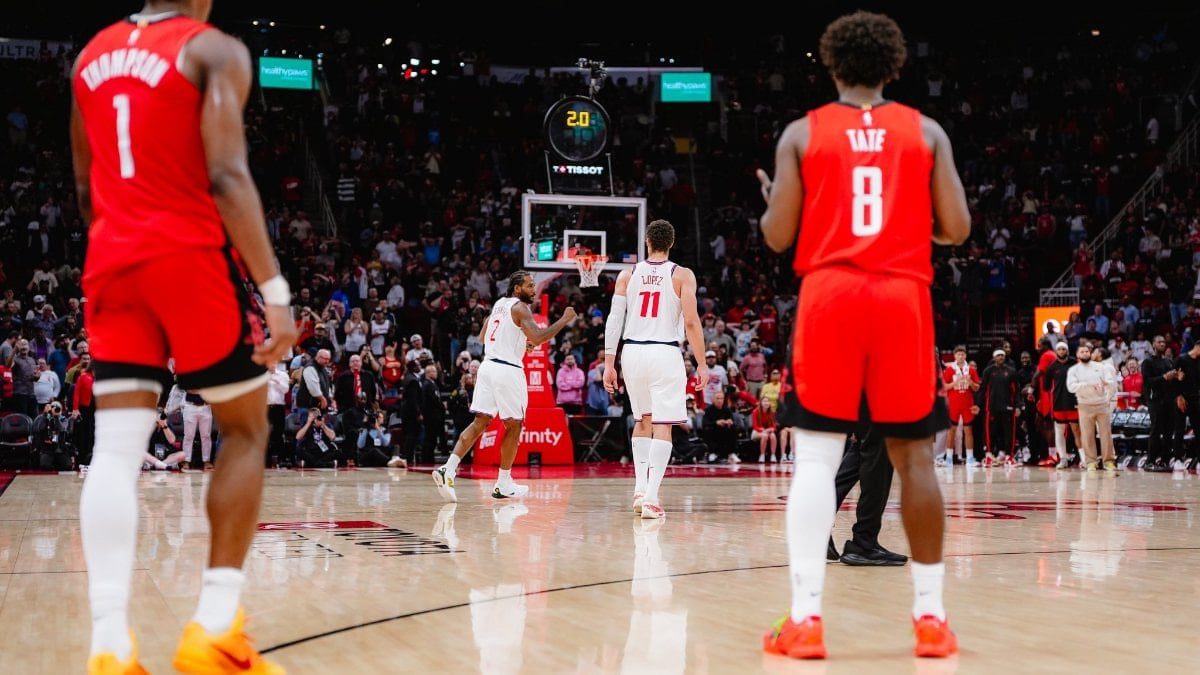 Los Angeles Clippers'ın Houston Rockets karşısında 105-102 galip geldiği maçta