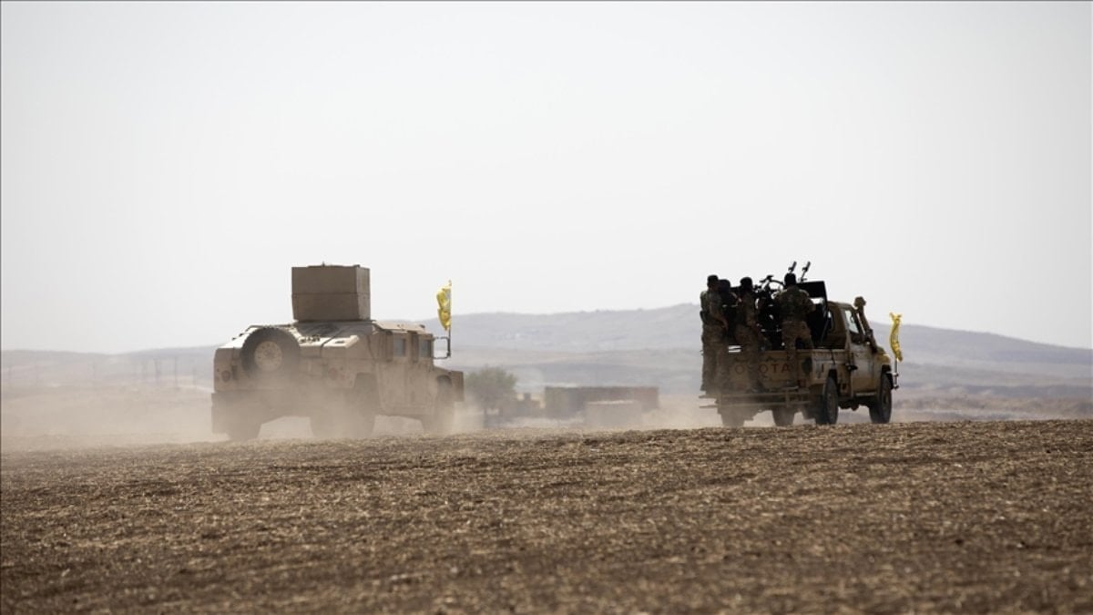 Terör örgütü YPG, işgal ettiği Haseke kentinde 2 Şubat, Kamışlı