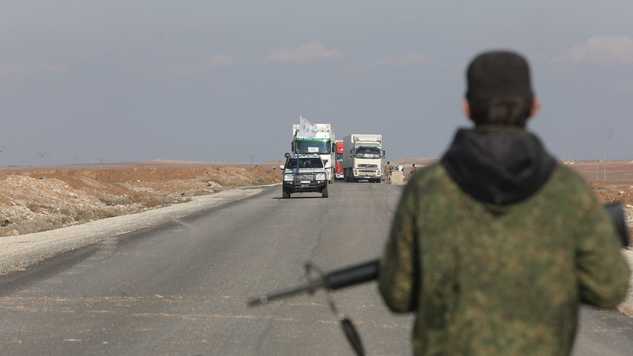 Terör örgütü YPG, işgal ettiği Haseke kentinde 2 Şubat, Kamışlı